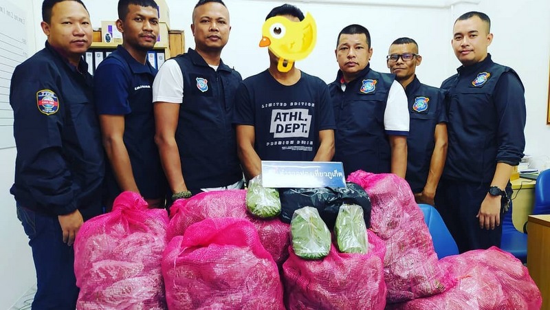 Man in Chalong arrested with 28kg of kratom