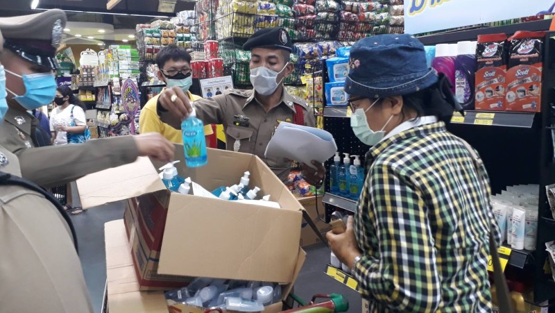 Phuket Town vendor charged for price-gouging on hand sanitiser