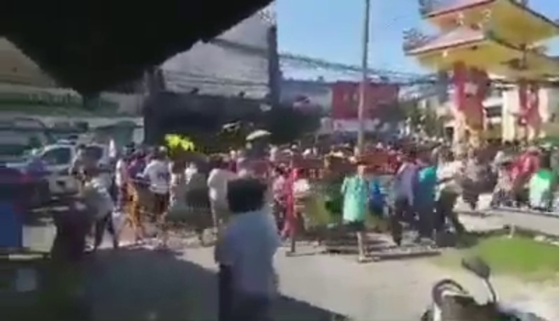 Phuket Town food giveaway organiser charged for not enforcing social distancing