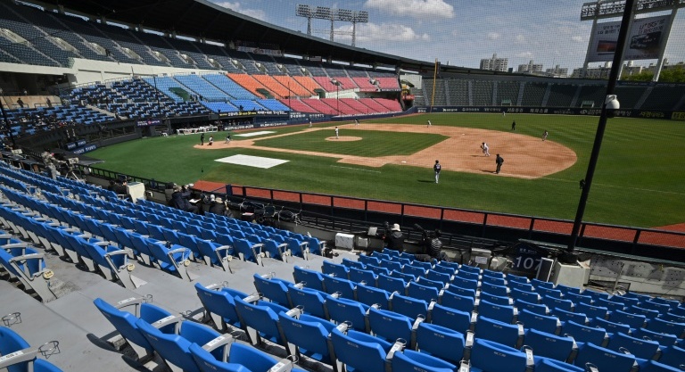 Professional sport returns in South Korea