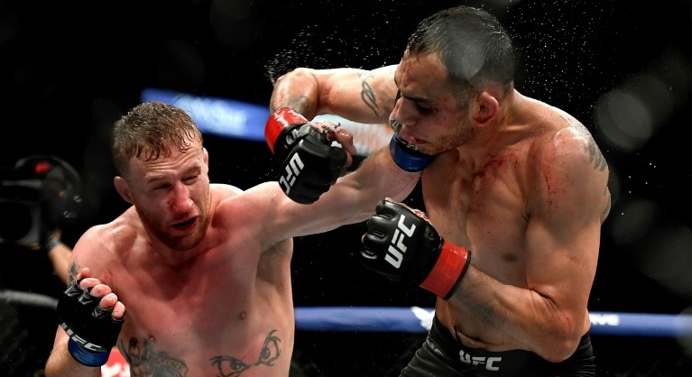 Gaethje dominates in UFC’s return as Trump congratulates promoters
