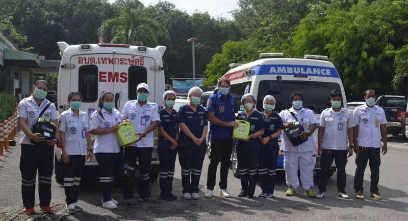 Golf coach with heart of gold driving help for Phuket’s emergency services