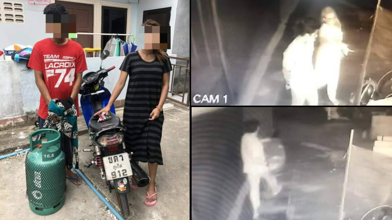 Couple arrested for stealing gas cylinders for sale