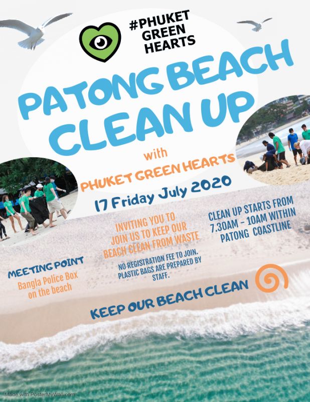 Patong Beach Clean Up - Jul 17, 2020