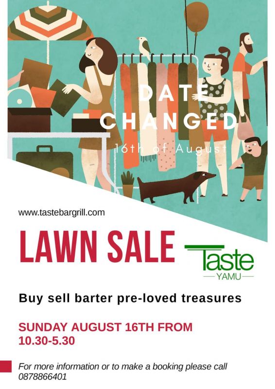 Lawn Sale - **Postponed from Aug 02 to Aug 16 due to the weather.**