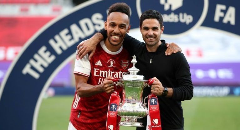 Captain fantastic Aubameyang fires Gunners to FA Cup glory