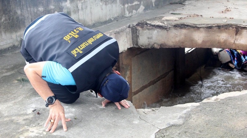 Three injured as Rawai beachfront footpath collapses