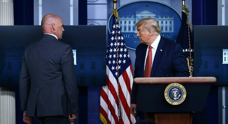 Man shot outside White House, Trump evacuated mid press conference