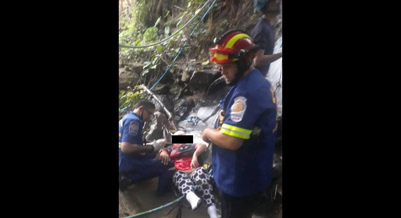 Woman, 20, survives 15m plunge off motorbike onto Kalim waterfall