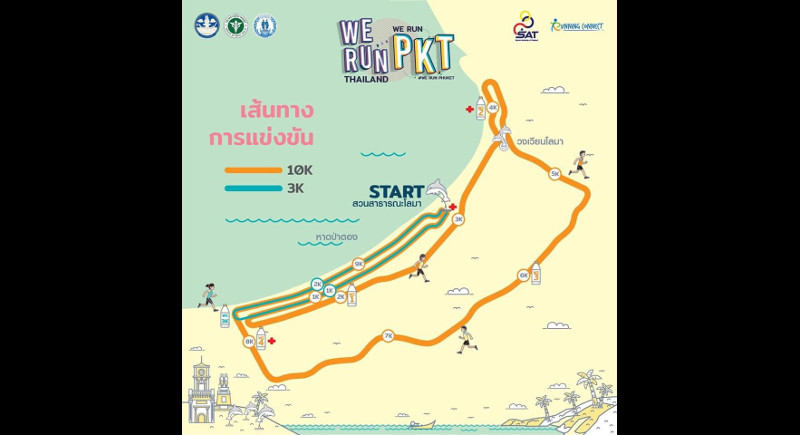 Patong traffic police ready for ‘We Run Phuket’