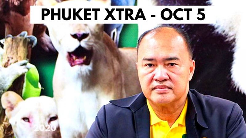 PHUKET XTRA: VIDEO: Zoo shooting as rare animals missing! ’Red Notice’ for Red Bull heir, alleged cop killer! || October 5