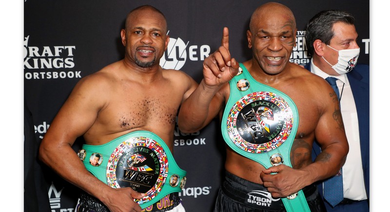 Tyson comeback fight against Jones Jr ends in draw