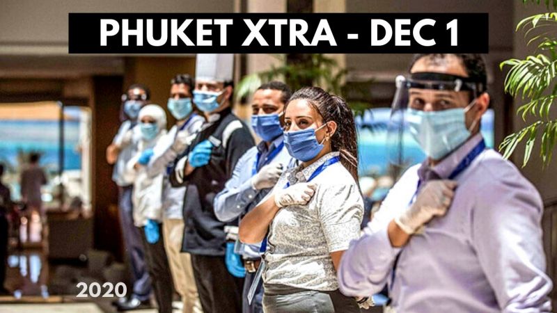 PHUKET XTRA: VIDEO: Booking your Thailand hotel quarantine! Blue-ringed octopus warning? || December 1