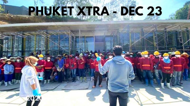 PHUKET XTRA: VIDEO: Schools close over Phuket Covid infection! Mass COVID testing of migrants all negative? || December 23