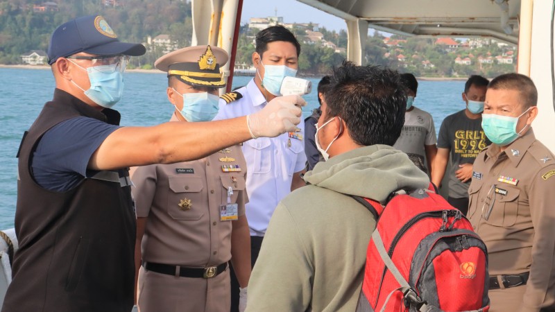 Eight crewmen allowed on shore after a month docked in Phuket