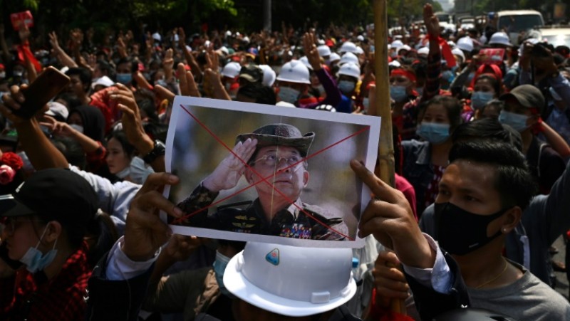 Thousands rally again in Myanmar against military coup