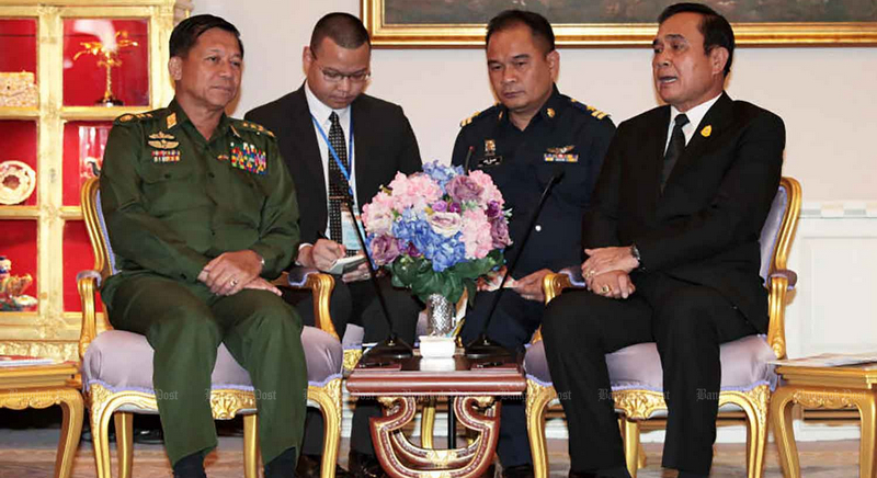 Myanmar leader writes to PM