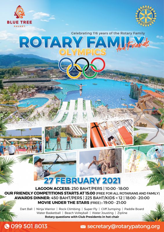 Rotary Family Olympics - a day for family & friends