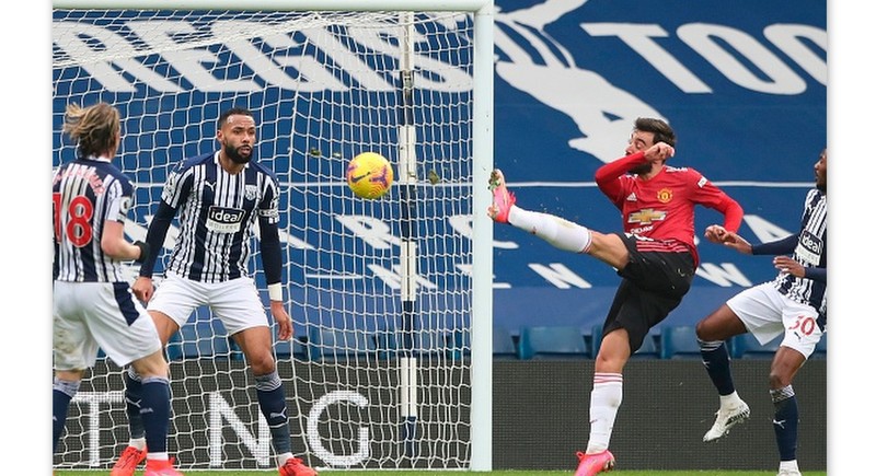 Man Utd falter at West Brom, Aubameyang treble sinks Leeds