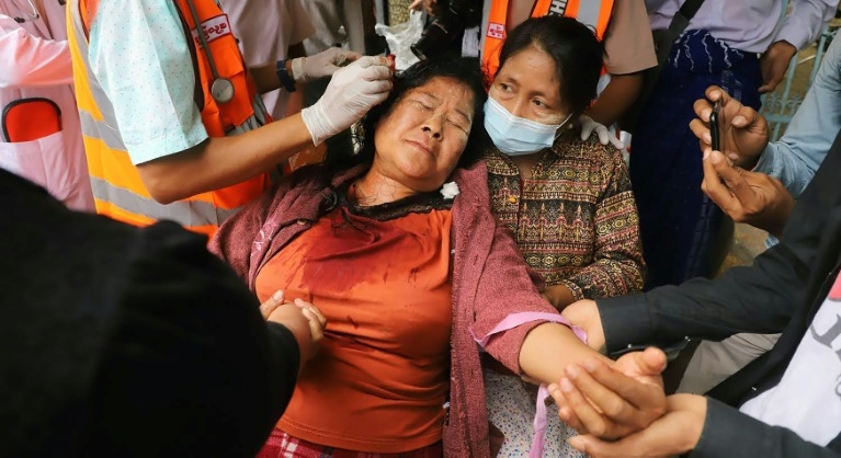 UN condemns Myanmar junta after two killed in anti-coup unrest