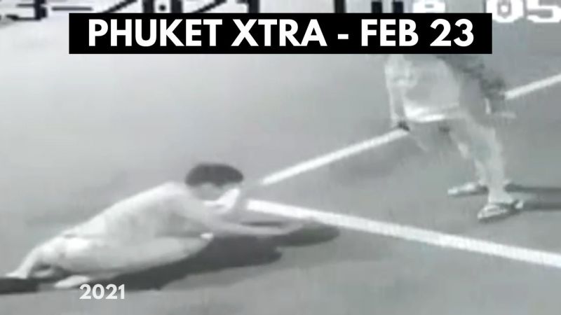 PHUKET XTRA: VIDEO: Drunk Phuket cop shoots vendor on Bangla Road! || February 23