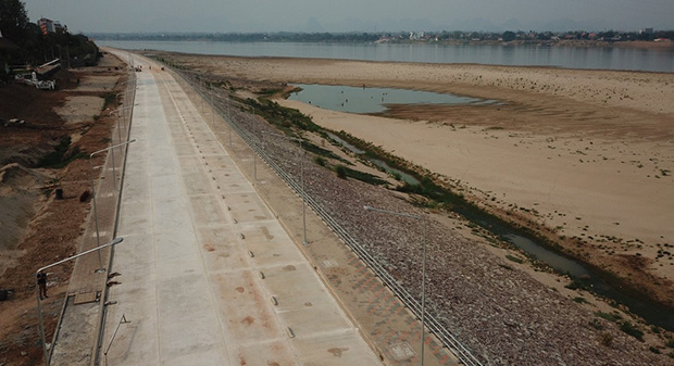 Mekong river level critically low