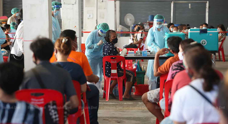 Detained migrants infected