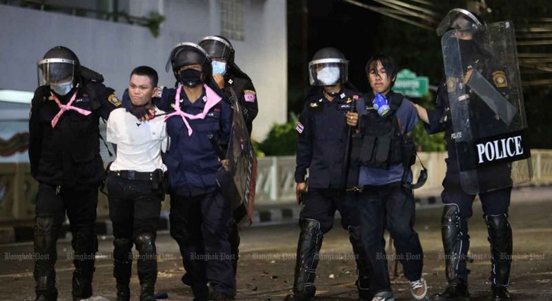 Protesters arrested on Saturday allowed bail