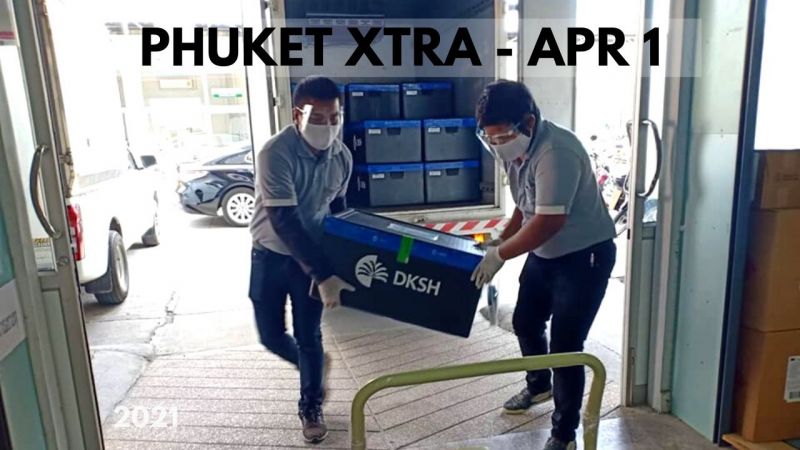 PHUKET XTRA: VIDEO: Covid-19 vaccines doses arrive in Phuket || April 1
