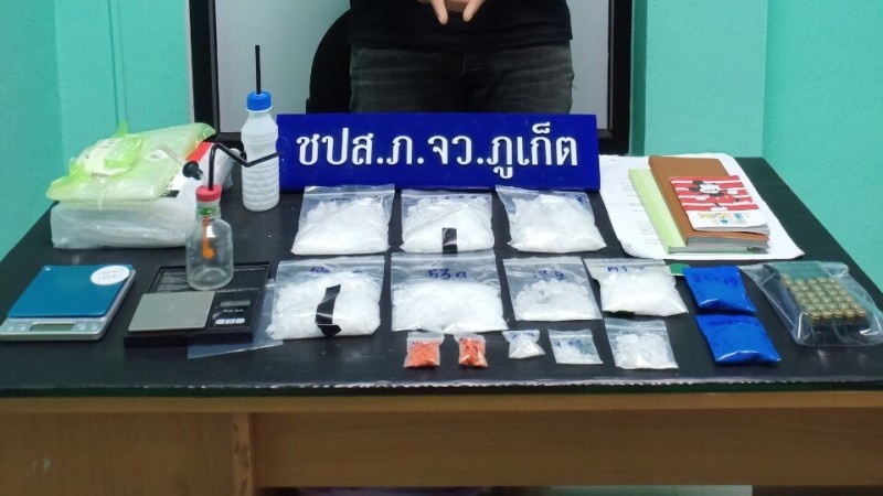 Phuket drug arrests net 12k meth pills, half kilo of ice