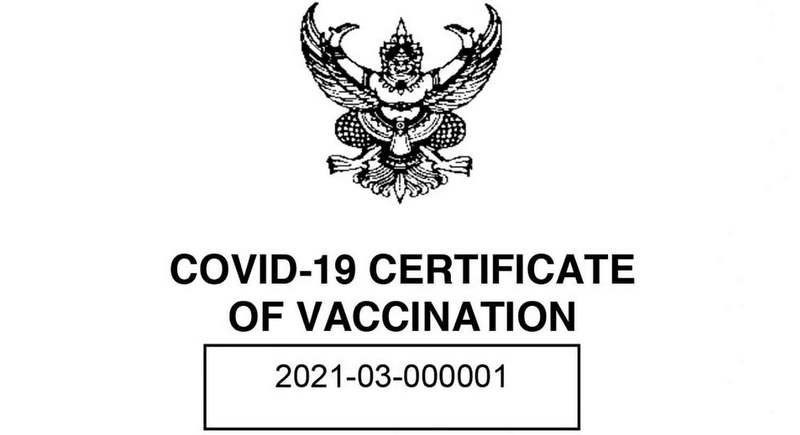 Thailand adopts use of vaccine passports