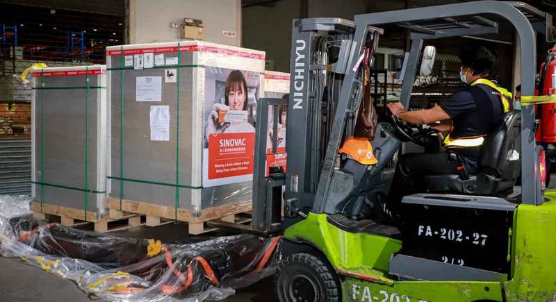 1.5m more doses of Sinovac vaccine arrive