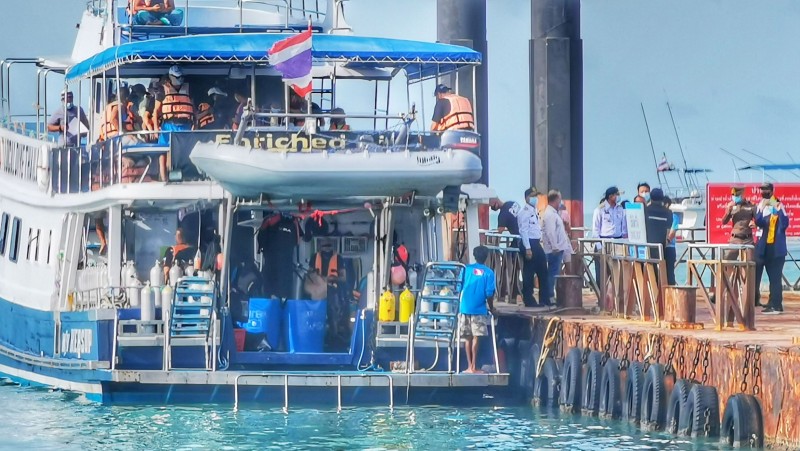 Marine officers ramp up checks at Chalong Pier