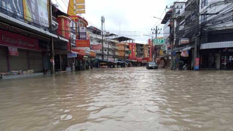 Pattaya flooded again, residents vent frustration