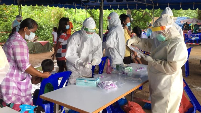 Rawai sea gypsy village under lockdown