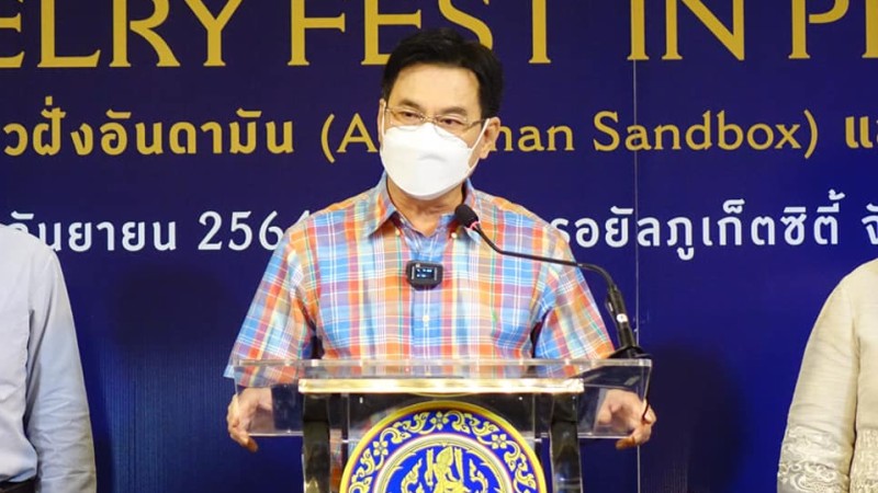 Deputy PM Jurin: Jewellery, gem fest to bring Phuket B100mn