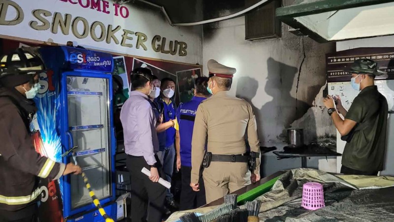 Guests flee fire at quarantine hotel