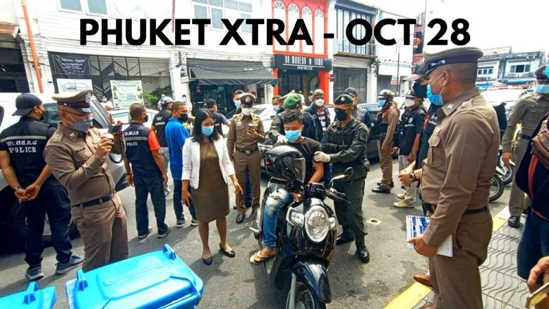 PHUKET XTRA: VIDEO: Gold shop robber arrested, Bangkok high-rise painters’ rope cut by resident |:| October 28