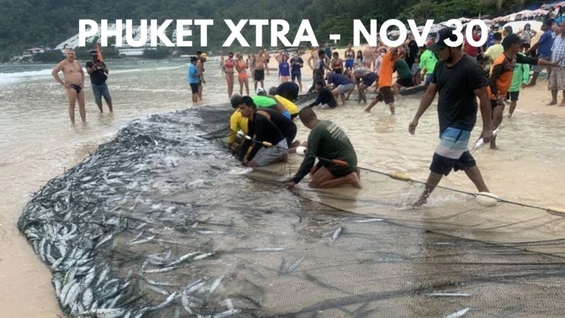 PHUKET XTRA: VIDEO: Nai Harn fish haul! Amnesty International Thailand under investigation || November 30