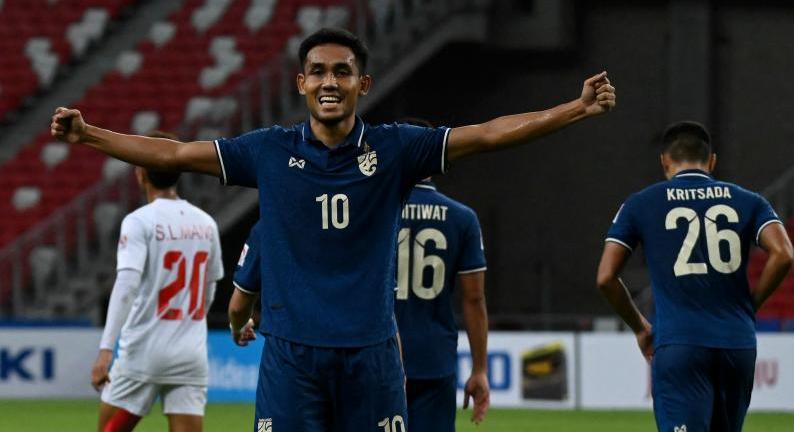 Thailand cruise past Myanmar at Suzuki Cup