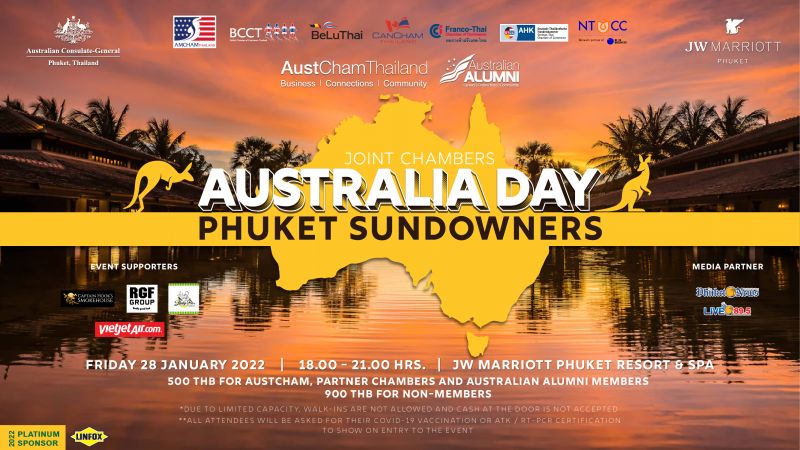 POSTPONED - Joint Chambers Australia Day Phuket Sundowners
