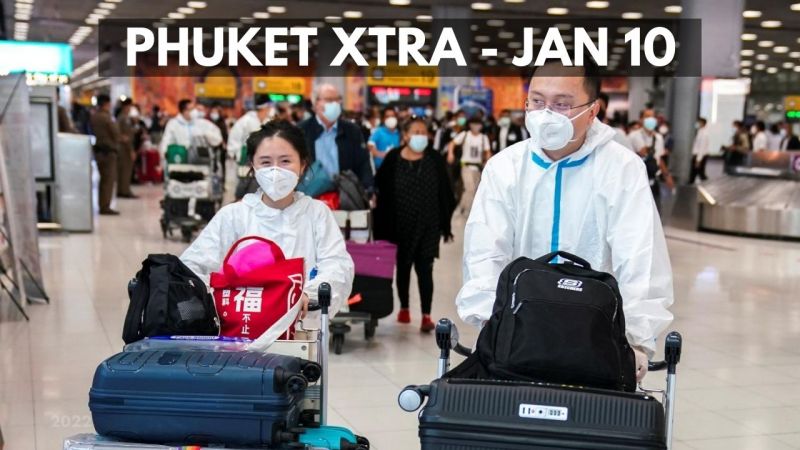 PHUKET XTRA: VIDEO: Transit rules for Sandbox tourists, Shrimp vendor killer caught, Hospital data leak || January 10
