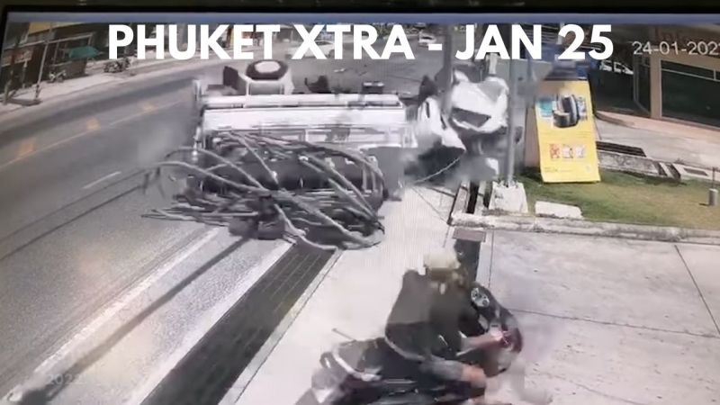 PHUKET XTRA: VIDEO: Fatal tanker truck wipeout, Cannabis decriminalisation as recreational use proposed || January 25
