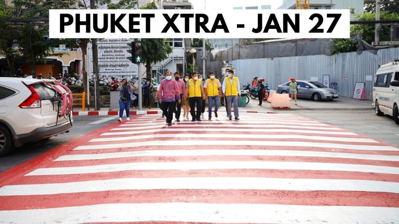 PHUKET XTRA: VIDEO: New road for Kata Hill? Phuket Town crossings, Kids 5-11 to be vaccinated || January 27