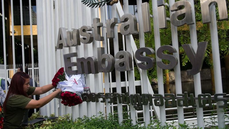 Man charged after cams found in bathrooms at Australian embassy