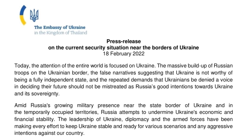 Ukraine embassy speaks out on Russian military, propaganda tactics