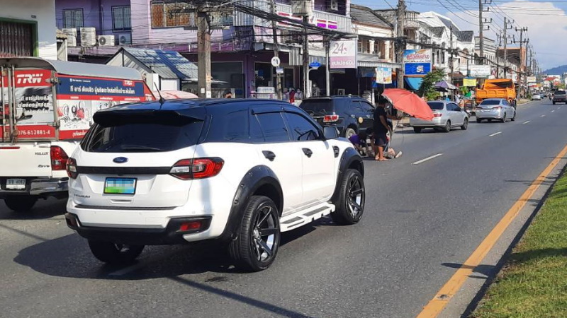 Woman hit by car on Phuket’s main road