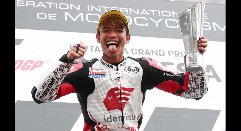 Thai rider Somkiat makes GP history