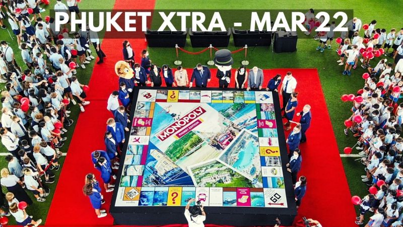 PHUKET XTRA: VIDEO: No fee increase for delivery apps, Jailed over gang allegations, Monopoly Phuket fever at BCIS || March 22