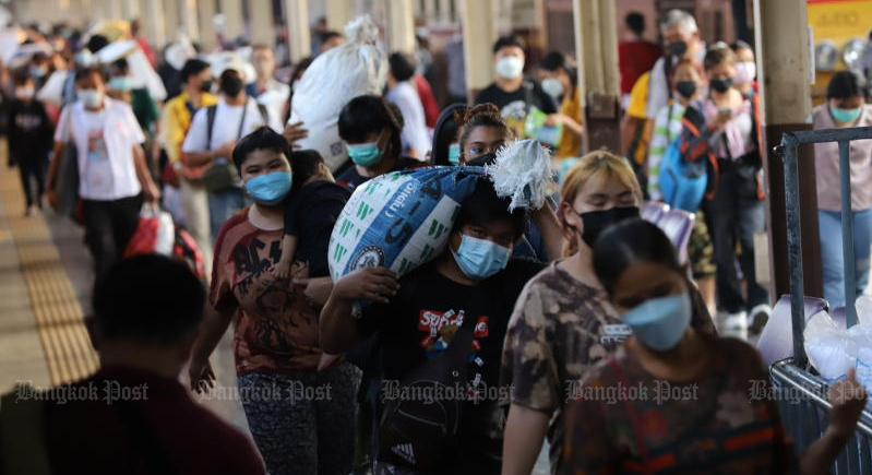 Work from home to prevent uptick after Songkran, dept says